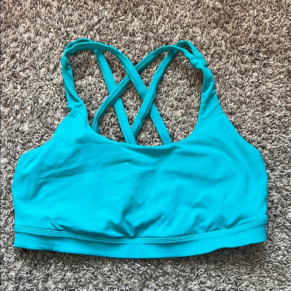 Women's lululemon teal Sports Bra